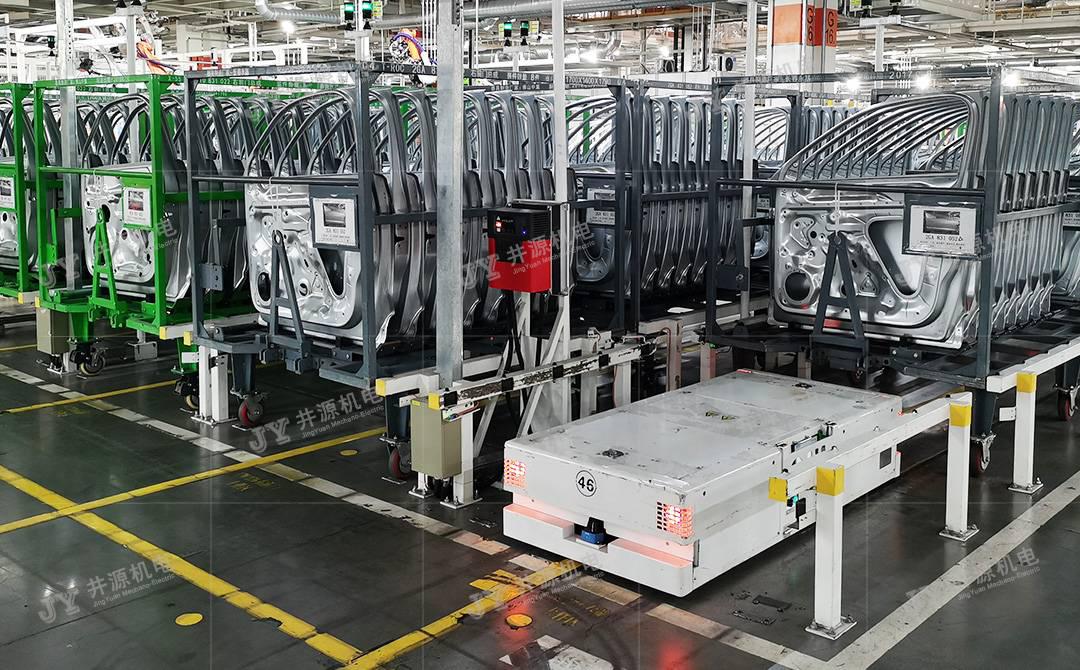 磁帶導(dǎo)引牽引型AGV