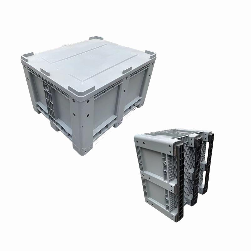 塑料卡板箱特大號(hào)工具箱叉車塑料物流箱超大式塑料托盤