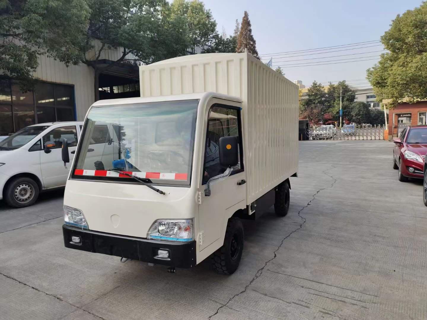 廠區(qū)廂式電動(dòng)貨車 蓄電池固定平臺(tái)搬運(yùn)車