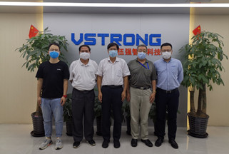 中國重型機(jī)械工業(yè)協(xié)會領(lǐng)導(dǎo)蒞臨伍強(qiáng)指導(dǎo)工作